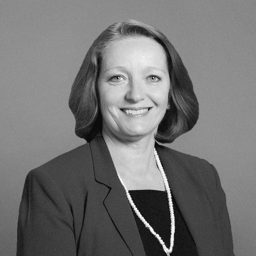 Black and White, Headshot of Fern Purio, Head of Staff